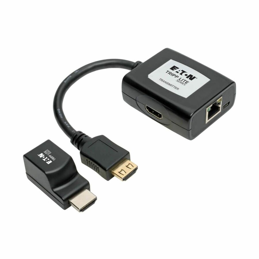 Eaton Tripp Lite Series HDMI over Cat5/6 Extender Kit, Transmitter/Receiver for Video/Audio, PoC, Up to 100 ft. (30 m), TAA