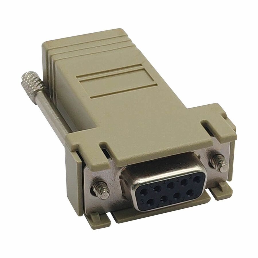 Tripp Lite by Eaton Modular Serial Adapter Straight-Through Wiring (DB9 F to RJ45 F)