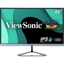 ViewSonic VX2276-SMHD 22 Inch 1080p Monitor, IPS Display with Ultra-Thin Bezels and Eye Care Technology for Home and Office Entertainment, DisplayPort for Daisy Chain, HDMI, and VGA Inputs