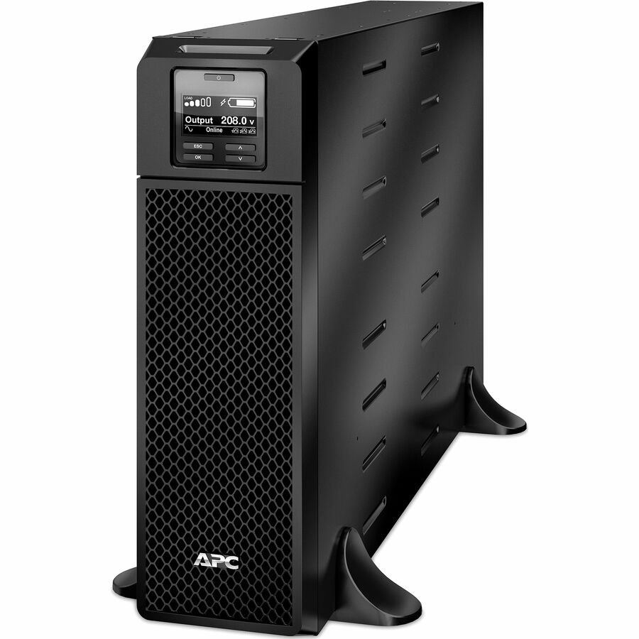 APC Smart-UPS On-Line, 5.4kVA, Tower, 208V, 2x L6-20R+2x L6-30R NEMA outlets, Network Card+SmartSlot, Extended runtime, W/O rail kit