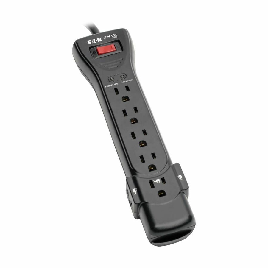 Tripp Lite by Eaton Protect It! 7-Outlet Surge Protector 25 ft. Cord 2160 Joules Black Housing