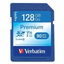 Verbatim 128GB Premium SDXC Memory Card, UHS-I Class 10