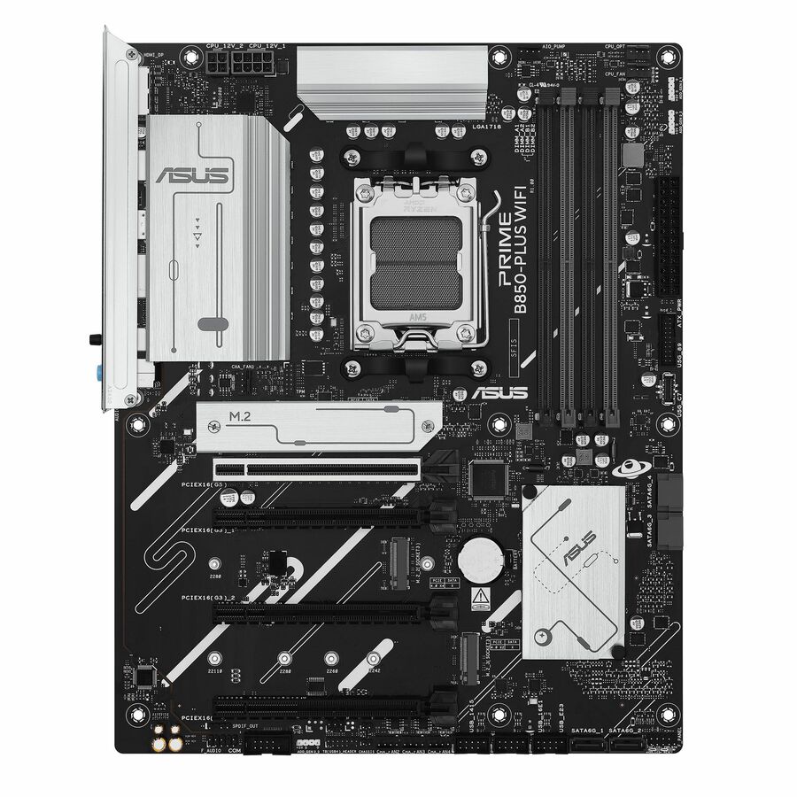 Asus Prime PRIME B850-PLUS WIFI Gaming Desktop Motherboard - AMD B850 Chipset - Socket AM5 - ATX