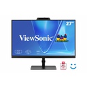 ViewSonic VG2741V 27 Inch 1080p Monitor, IPS Display with Windows Hello, Built-in Microphone, and IR 5MP Webcam for Smooth Video Conferencing, Advanced Ergonomics, USB-C, HDMI, and DisplayPort Inputs