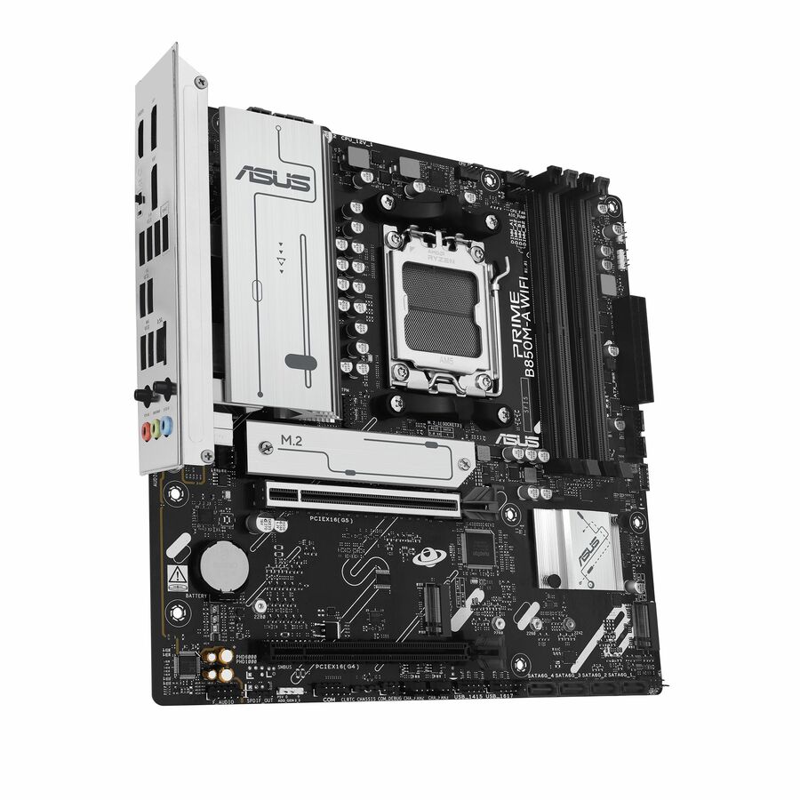 Asus Prime B850M-A WIFI-CSM Gaming Desktop Motherboard - AMD B850 Chipset - Socket AM5 - Micro ATX