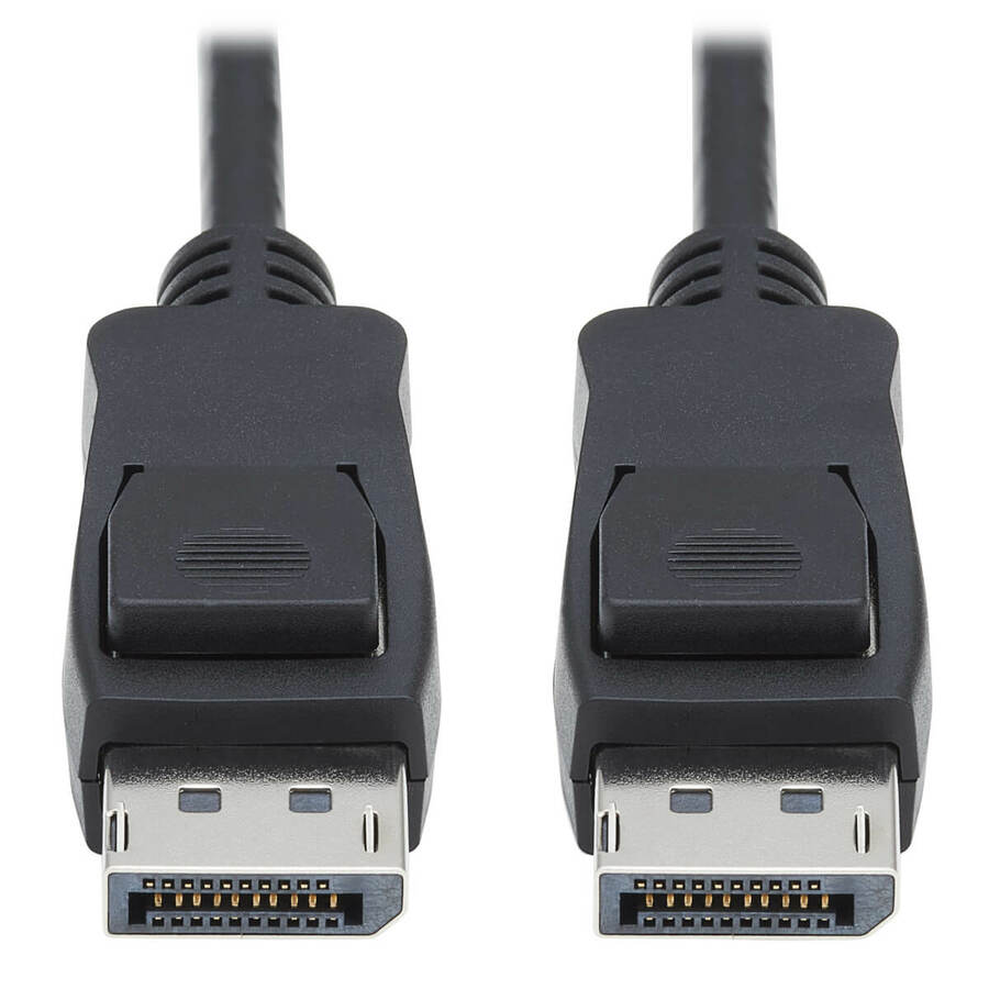 Tripp Lite by Eaton DisplayPort 1.4 Cable with Latching Connectors 8K (M/M) Black 10 ft. (3.1m)