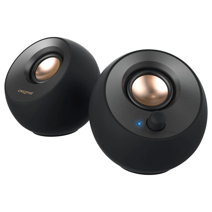 Creative Pebble V2 2.0 Speaker System - 8 W RMS - Black