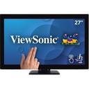 ViewSonic TD2760 27 Inch 1080p Touch Screen Monitor, 10-Point Multi-Touch for Commercial Signage and Hospitality, RS232 Control, Advanced Ergonomics, HDMI, DisplayPort