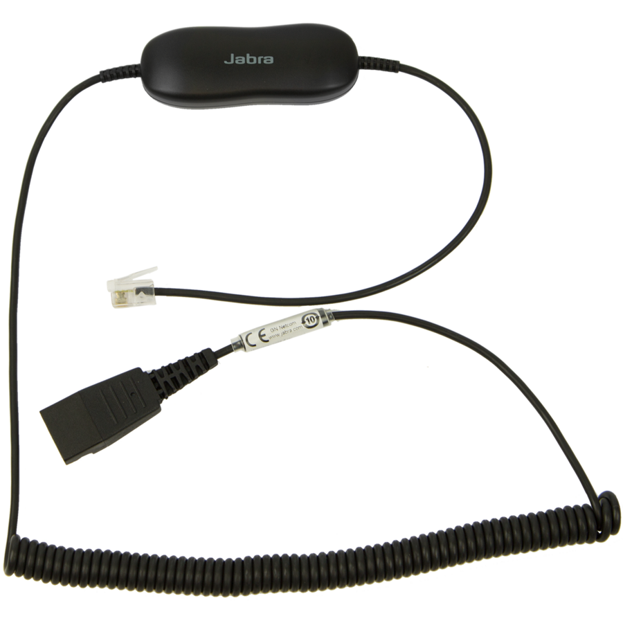 Jabra GN1216 Coiled Audio Cable Adapter