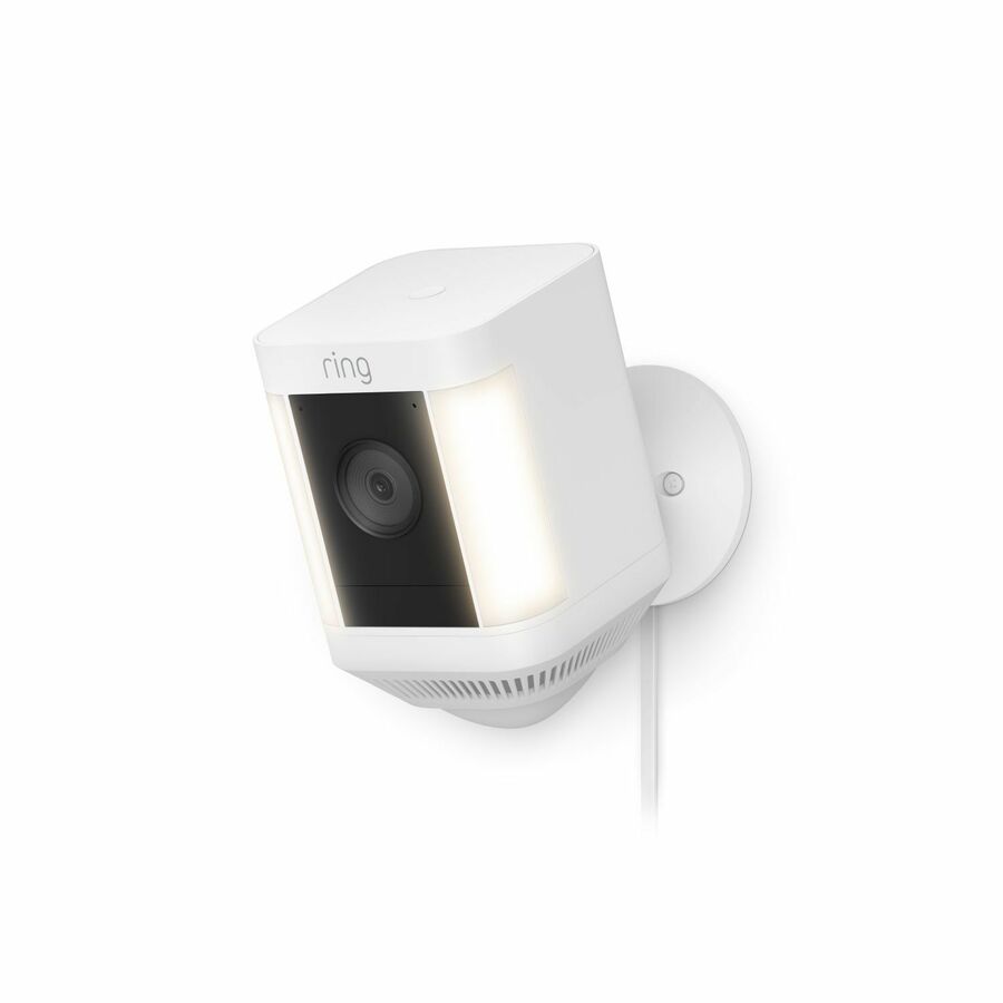 Ring Spotlight Cam Plus Outdoor Full HD Network Camera - Color - White