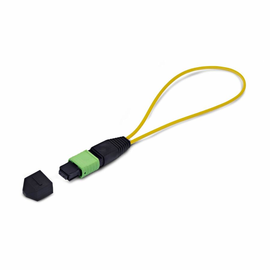 StarTech MPO Loopback Plug, Single Mode 9/125 MPO-12 Female Fiber Loopback Adapter, MPO/MTP Female Loopback Tester
