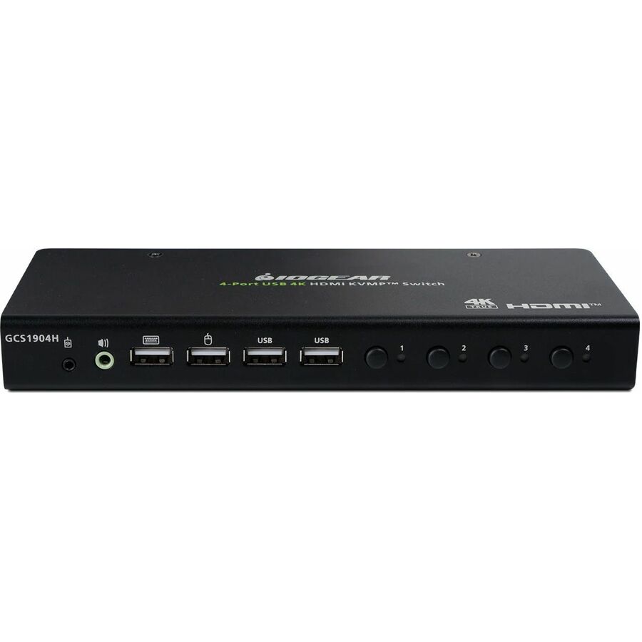 IOGEAR 4-Port KVMP Switch with HDMI Connection USB 2.0 Hub and Audio