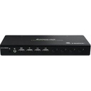 IOGEAR 4-Port KVMP Switch with HDMI Connection USB 2.0 Hub and Audio