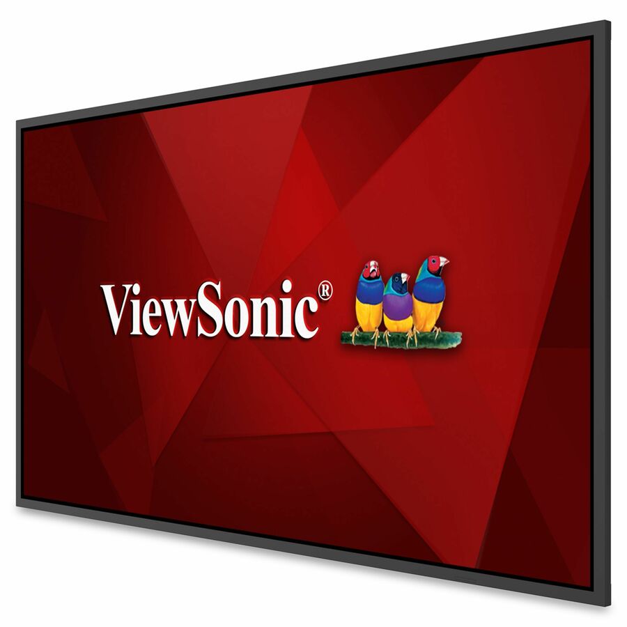 ViewSonic CDE43G3 43 Inch 4K UHD OS-Free Commercial Display with 500-nit Brightness, 1200:1 Contrast Ratio, 10W Dual Speakers, HDMI, USB C, VGA, and USB Inputs