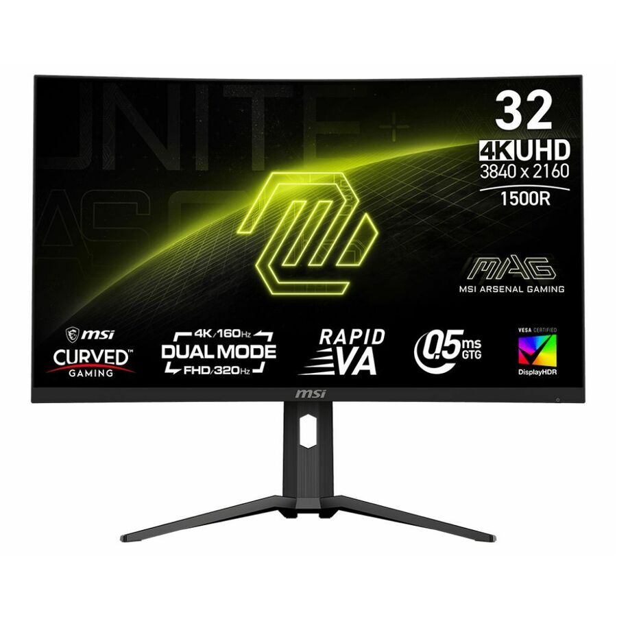 MSI MAG 321CUPDF 31.5 inch VA UHD Display 320Hz AdaptiveSync Curved Gaming Monitor