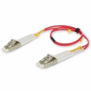 AddOn 3m LC to LC Red OM4 Duplex OFNP (Plenum-Rated) TAA Fiber Patch Cable