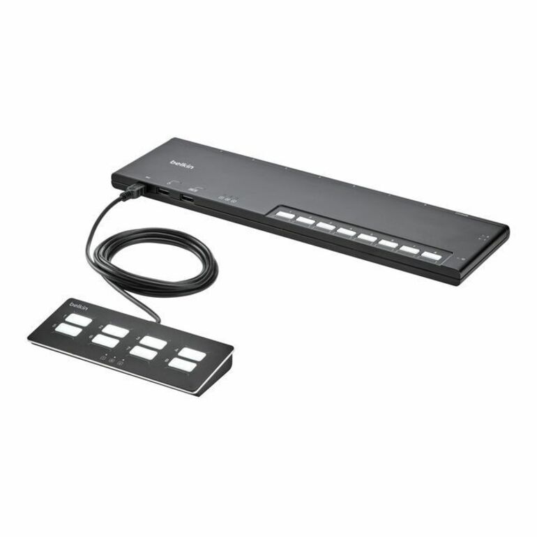 Belkin 8-Port Single Head Base Modular Secure KVM Switch PP4.0 W/Remote