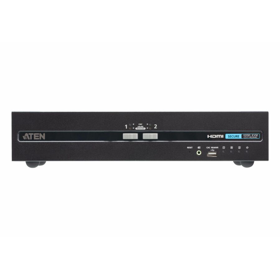 ATEN 2-Port USB HDMI Dual Display Secure KVM Switch with CAC (PSD PP v4.0 Compliant)
