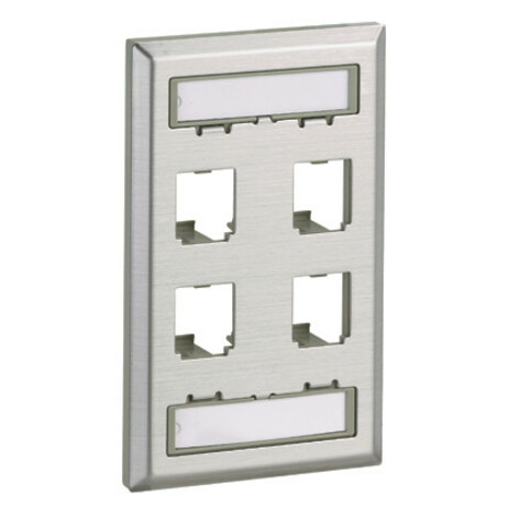Panduit CFPL4SY Faceplate