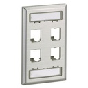 Panduit CFPL4SY Faceplate