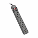 Tripp Lite by Eaton Power It! 6-Outlet Power Strip 6 ft. (1.83 m) Cord Black Housing