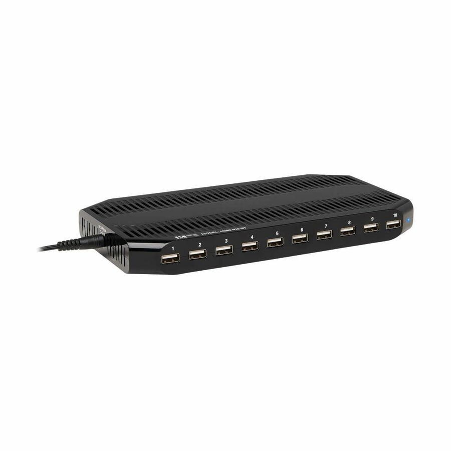Tripp Lite by Eaton 10-Port USB Charging Station with Adjustable Storage 12V 8A (96W) USB Charger Output