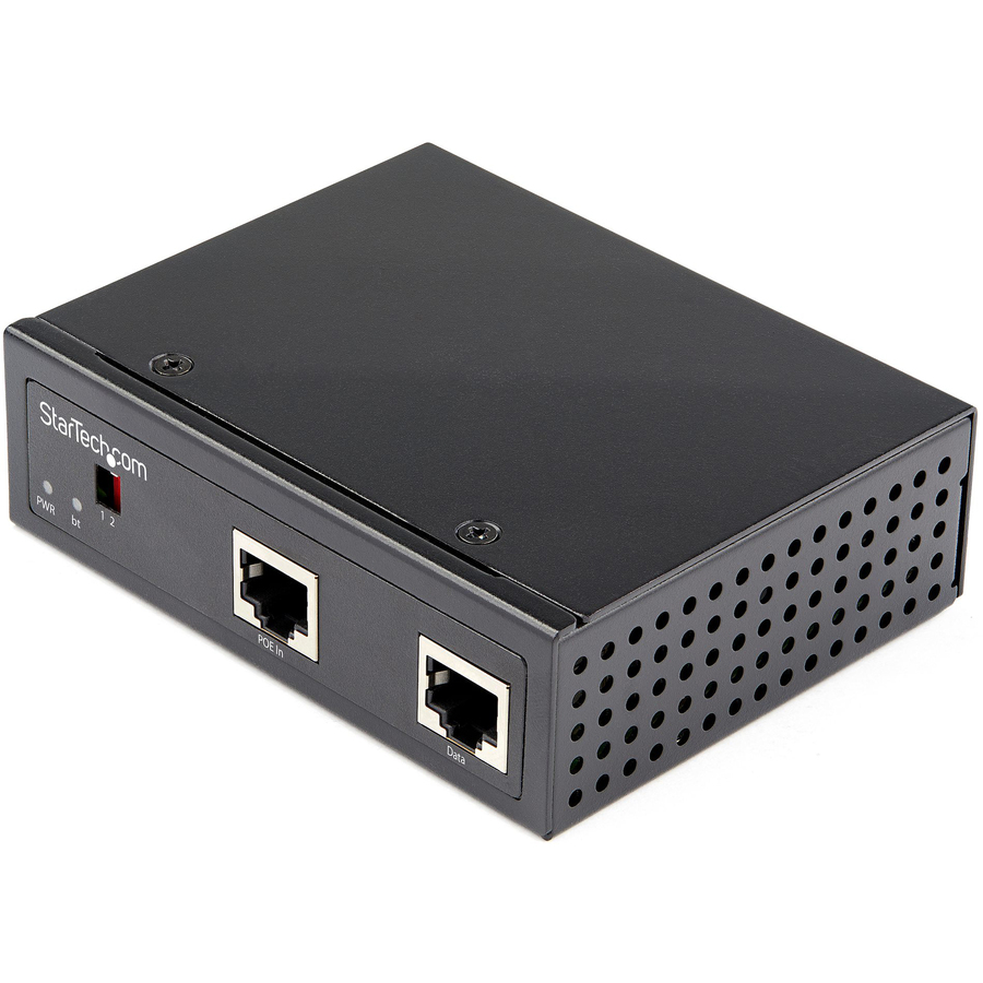 StarTech Industrial Gigabit PoE Splitter, 90W Power over Ethernet PoE++ Splitter, 12-48VDC Splitter 802.3bt Ultra PoE -40 to +75C, TAA