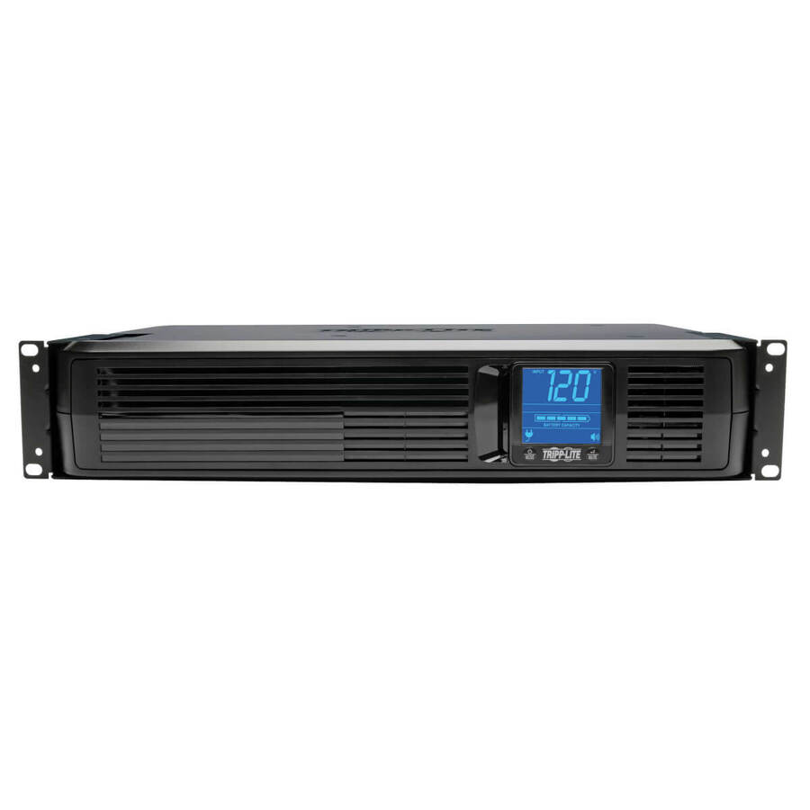 Tripp Lite by Eaton UPS Smart LCD 1500VA 900W 120V Line-Interactive UPS - 8 Outlets USB DB9 2U Rack/Tower