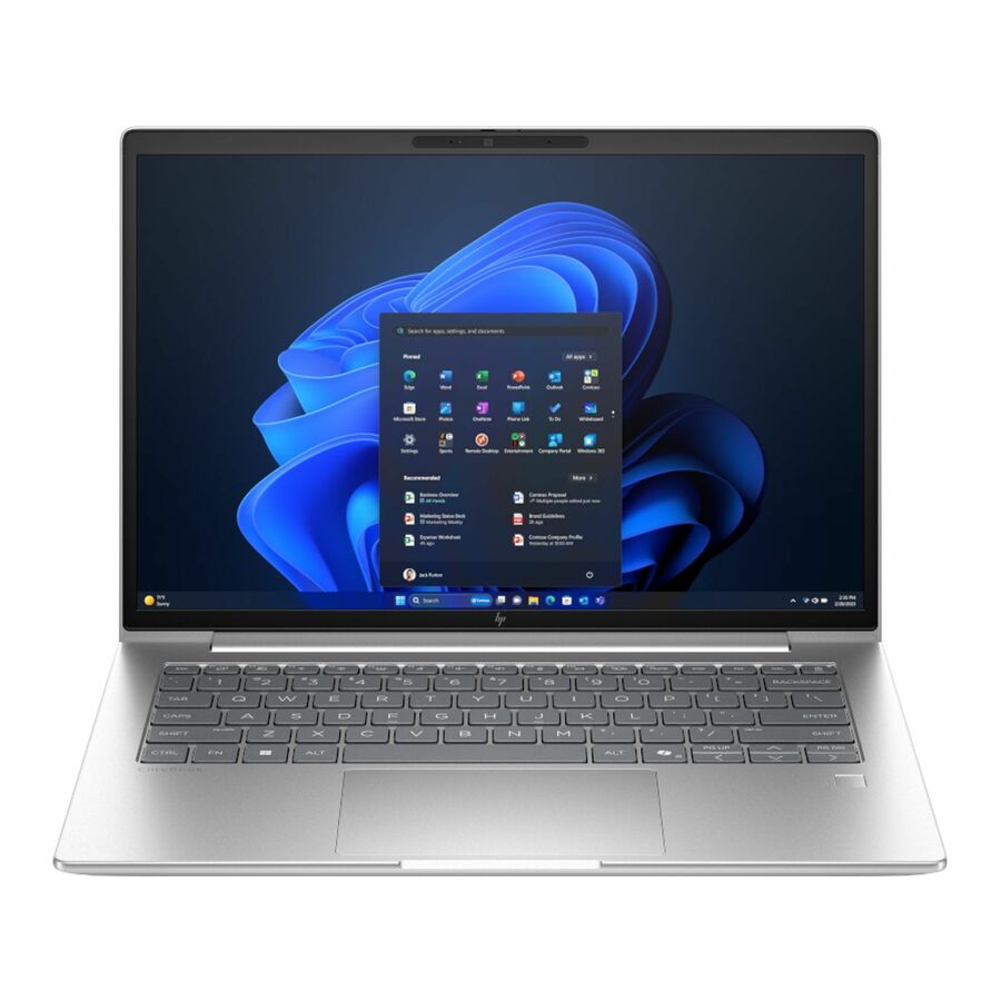 HP EliteBook 6 G1i 14" Notebook - WUXGA - Intel Core Ultra 7 255U - 16 GB - 512 GB SSD - English Keyboard - Pike Silver Aluminum