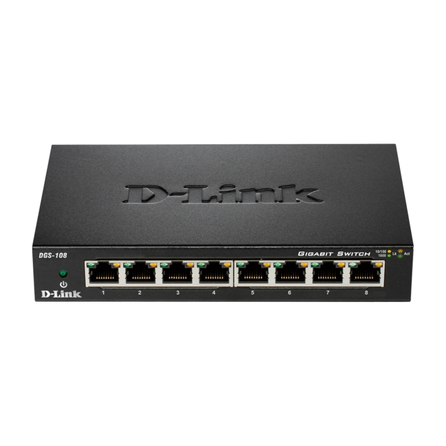 D-Link DGS-108 Ethernet Switch