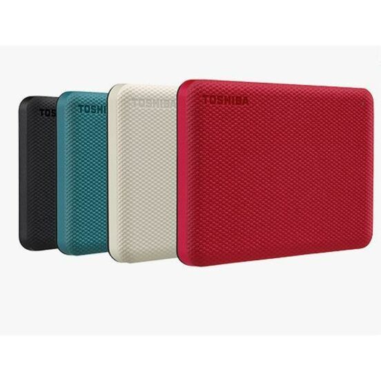 Toshiba Canvio Advance HDTCA40XK3CA 4 TB Portable Hard Drive - External - Green