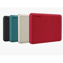 Toshiba Canvio Advance HDTCA40XK3CA 4 TB Portable Hard Drive - External - Green