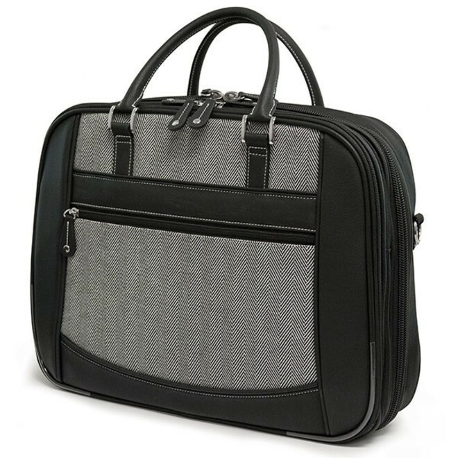 Mobile Edge ScanFast Carrying Case (Briefcase) for 16" Ultrabook - Black, White