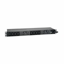 Tripp Lite by Eaton PDU 5.8kW Single-Phase 200-240V Basic PDU 10 C13 Outlets NEMA L6-30P Input 12 ft. (3.66 m) Cord 1U Rack-Mount