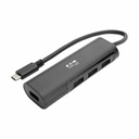 Eaton Tripp Lite Series 4-Port USB-C Hub, USB 3.x (5Gbps), 4x USB-A Ports, Black