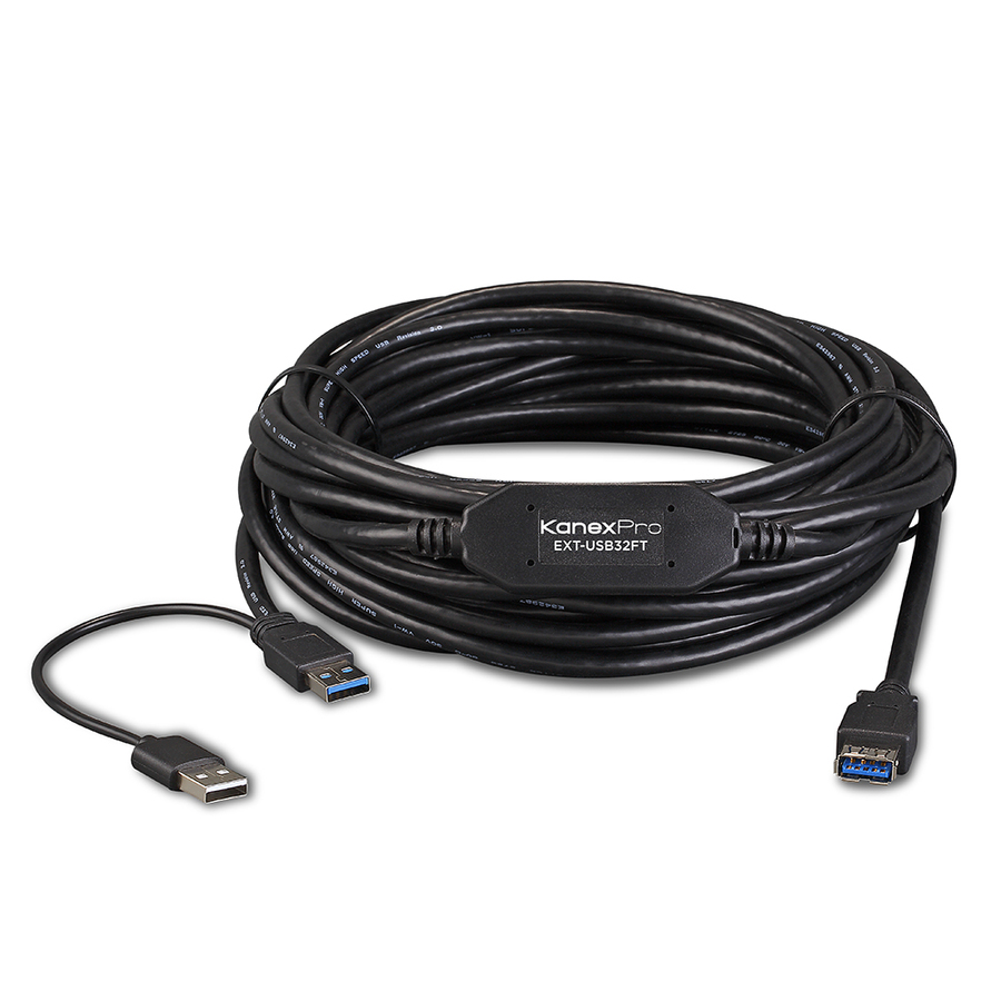 KanexPro SuperSpeed USB 3.0 Active Extension Cable - 32ft. (10m)