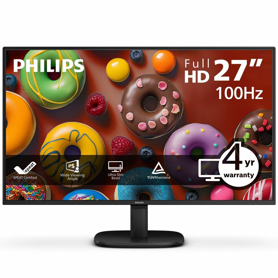 Philips 27B2N2100 27" Class Full HD LED Monitor - 16:9 - Textured Black