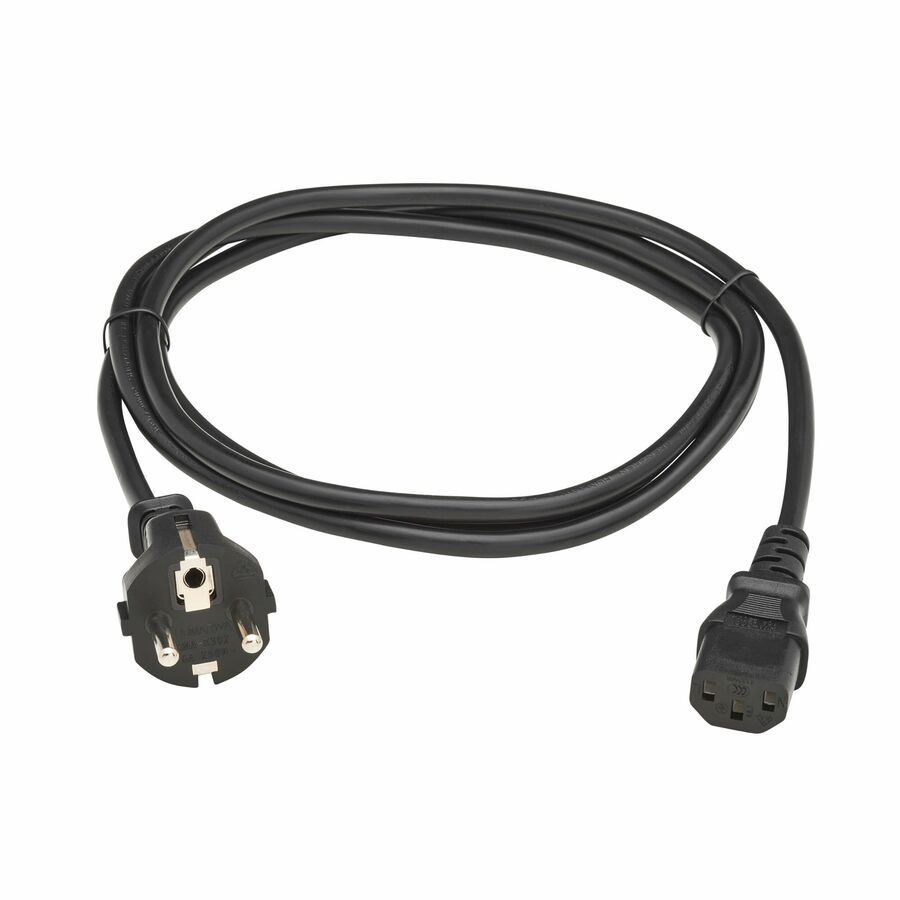 Eaton Tripp Lite Series PDU Power Cord, Schuko to C13 - 10A, 100-250V, H05VV-F, 2 m (6.6 ft.), Black