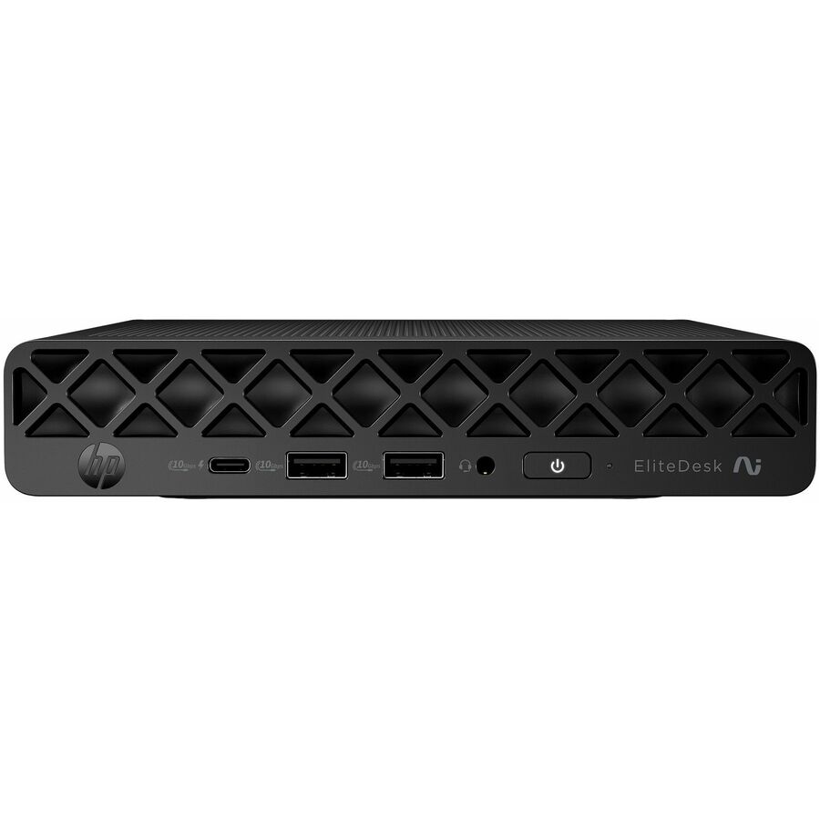 HP EliteDesk 8 G1a Desktop Computer - AMD Ryzen AI 5 340 - 16 GB - 512 GB PCI Express NVMe SSD - Mini PC - Jack Black