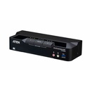 ATEN 2-Port USB 3.0 8K DisplayPort Dual-Display KVMP Switch (Cables included)