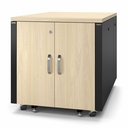 APC NetShelter Soundproof, 12U, Server Rack Enclosure, Maple [TAA]