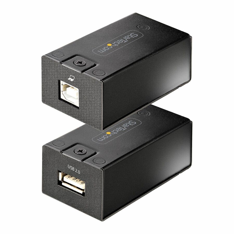 StarTech 150m (492ft) USB 2.0 Extender over Cat5e/Cat6 Ethernet Cable, Externally Powered USB Extender via RJ45/Network Cable, TAA