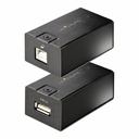 StarTech 150m (492ft) USB 2.0 Extender over Cat5e/Cat6 Ethernet Cable, Externally Powered USB Extender via RJ45/Network Cable, TAA