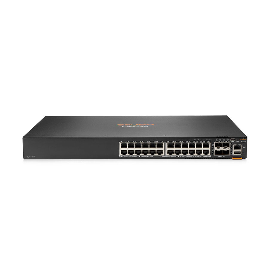 HPE 6300F 24-port 1GbE and 4-port SFP56 Switch
