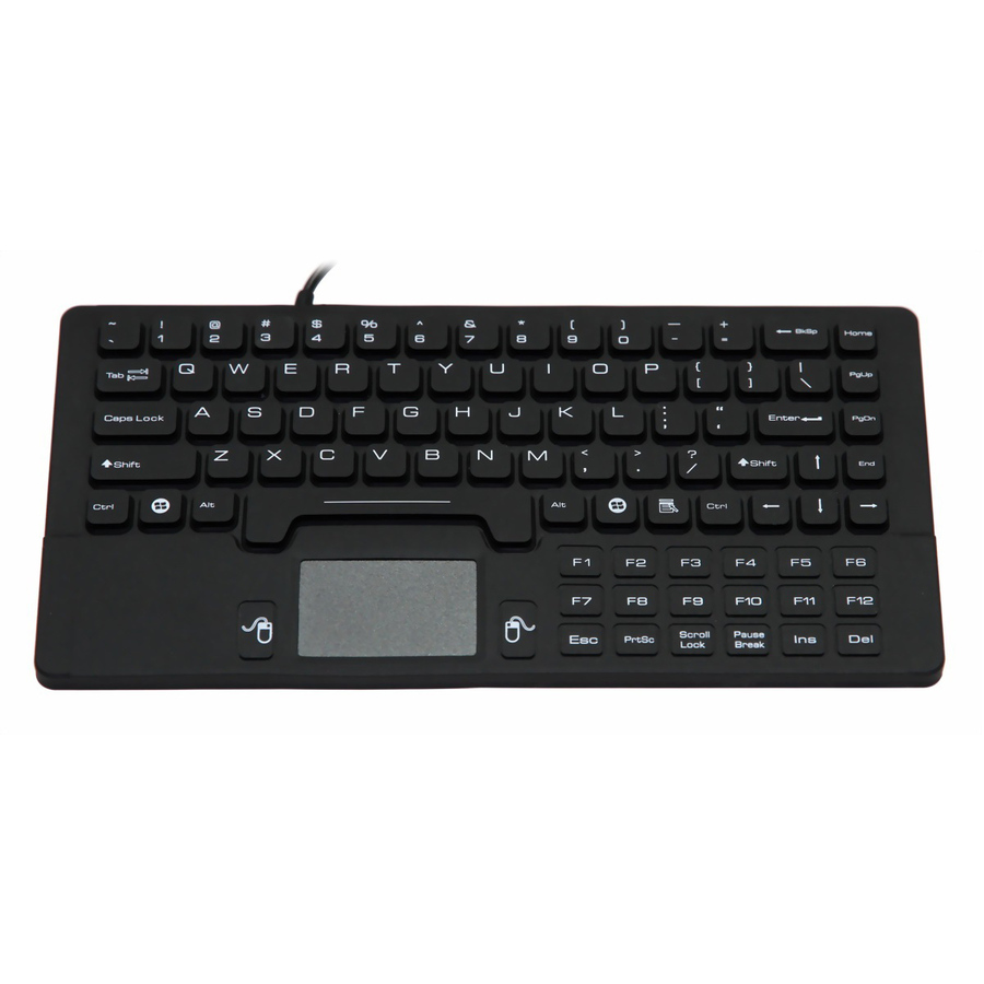 DSI WATERPROOF IP68 SILICONE MINI SIZE WIRED KEYBOARD WITH TOUCHPAD