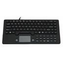 DSI WATERPROOF IP68 SILICONE MINI SIZE WIRED KEYBOARD WITH TOUCHPAD