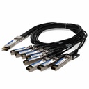 AddOn MSA and TAA Compliant 400GBase-CU QSFP-DD 400G to 8xSFP56 Direct Attach Cable (Passive Twinax, 1m)