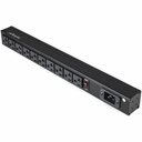 StarTech 10 Outlet Rack Mount Power Strip 125V/16 Amp, 1U Horizontal 19" Rackmount PDU, NEMA 5-20P Input, 10x NEMA 5-15/20R Outlets