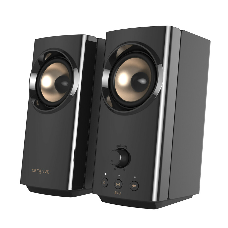 Creative T60 2.0 Bluetooth Speaker System - 30 W RMS - Black