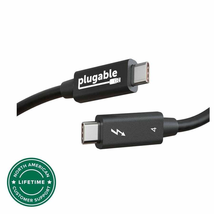 Plugable Thunderbolt 4 Cable [Thunderbolt Certified]